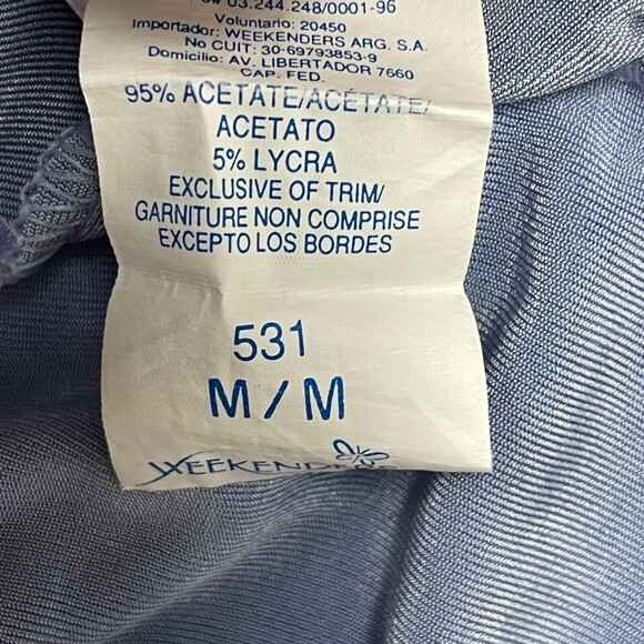 Weekenders Top Size Medium Blue Long Sleeve - Picture 13 of 14